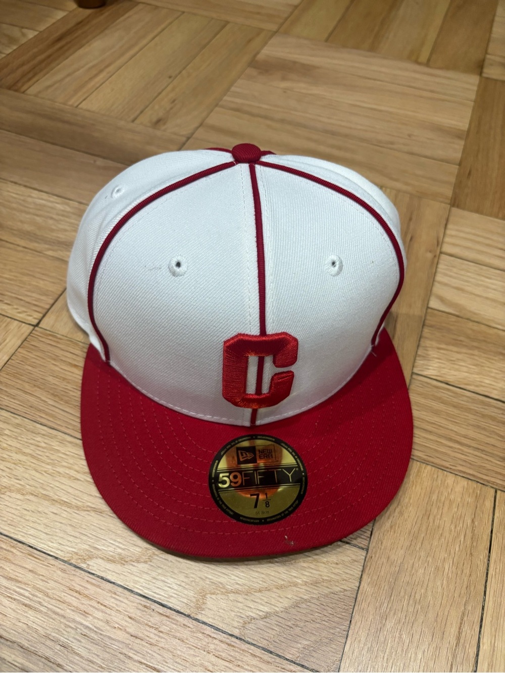 New Era Pittsburgh Crawfords Cooperstown Turn Back Clock Hat 59FIFTY 7 1/8